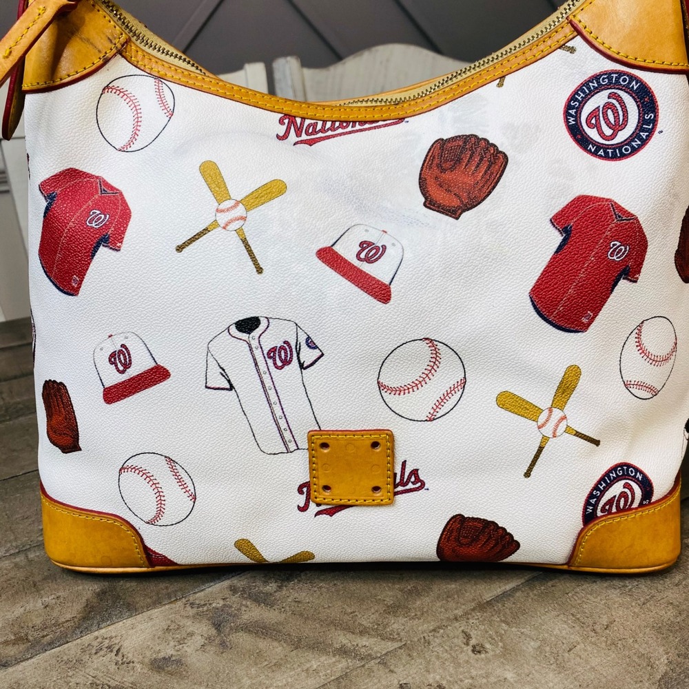 Dooney & Bourke Major League Baseball Washington Nationals Satchel Bag *detail - Picture 3 of 12